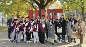 Comitiva da Missão Boston com estudantes coreanos no MIT